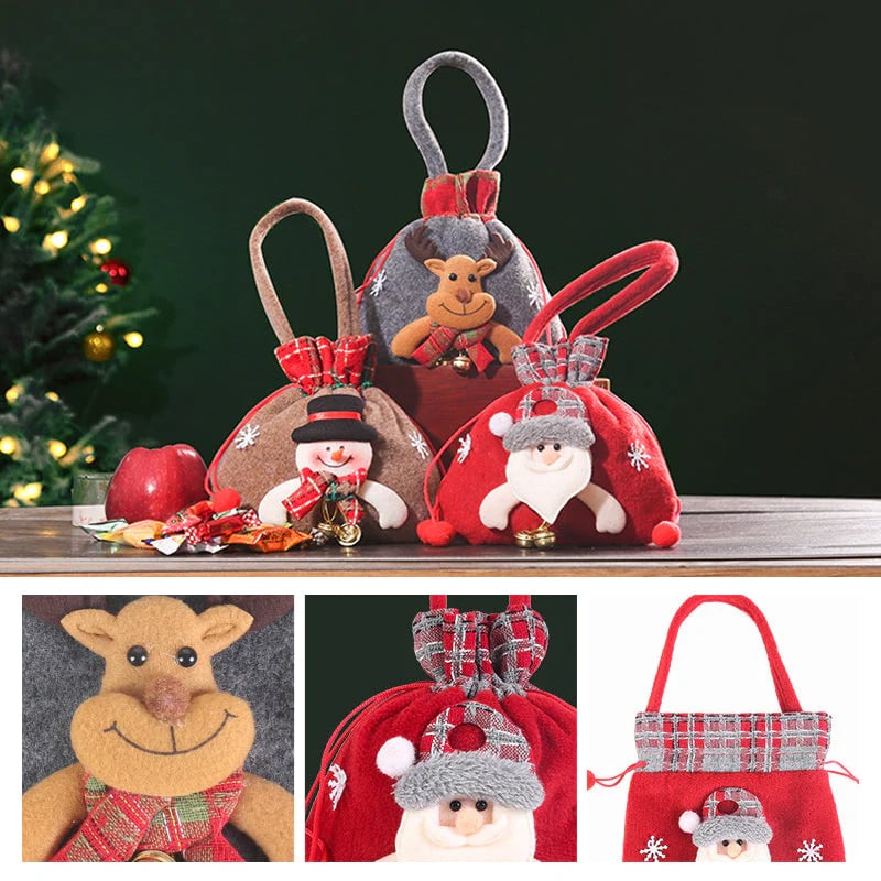 🎄Christmas Sale 49% OFF - 🍎Christmas Gift Bags Zipper Design 🔥BUY MORE SAVE MORE