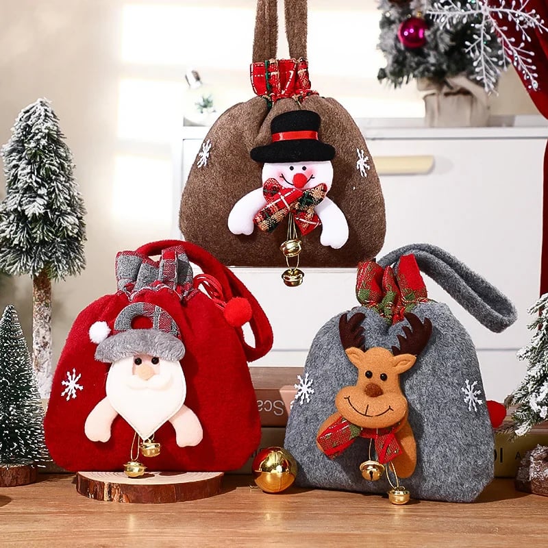 🎄Christmas Sale 49% OFF - 🍎Christmas Gift Bags Zipper Design 🔥BUY MORE SAVE MORE