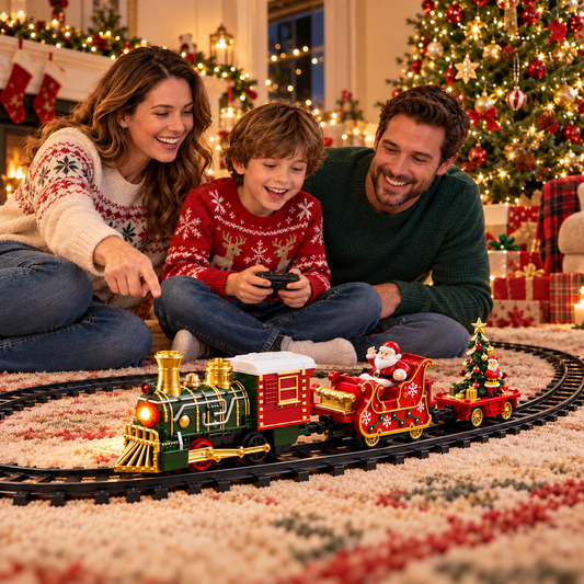 🎄 Christmas Sale – 49% OFF | 🚂Vintage Remote Control Steam Train