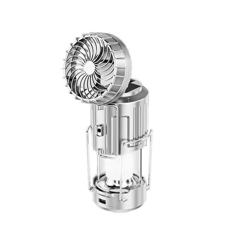 💡5-in-1 Portable Solar Fan Lantern