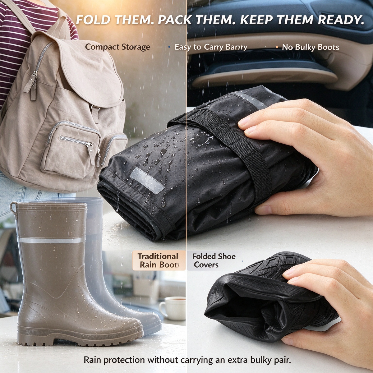 👟Reusable Waterproof Rain Boot Shoe Covers