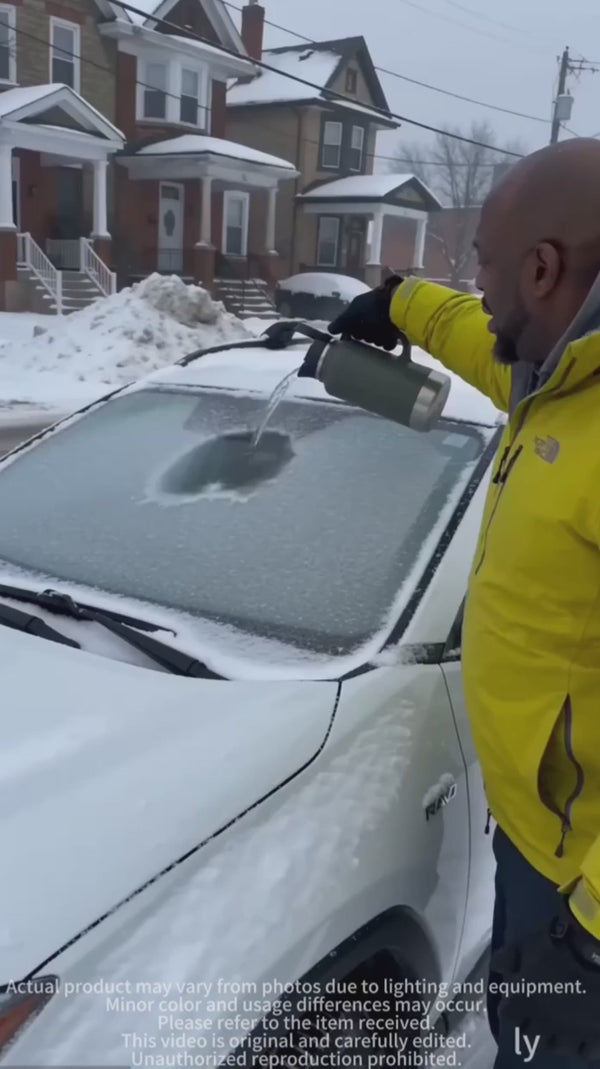 Windshield cover demonstration 1