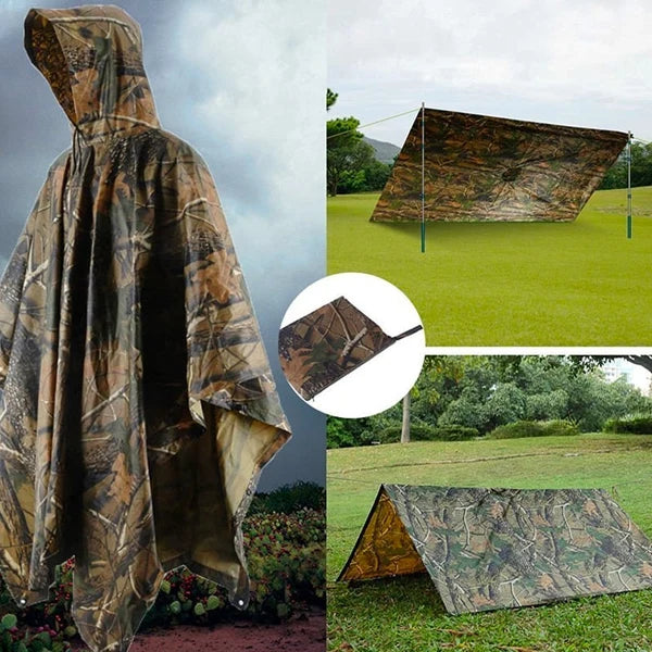 3 in 1 Hooded Poncho