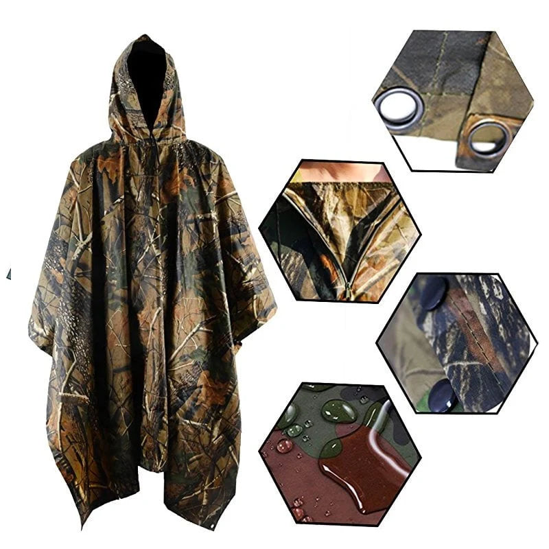 3 in 1 Hooded Poncho